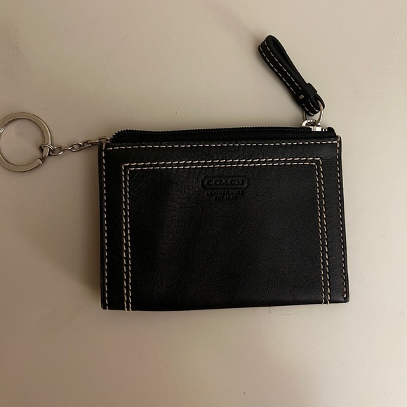 Coach Black key chain wallet - Picture 4 of 12